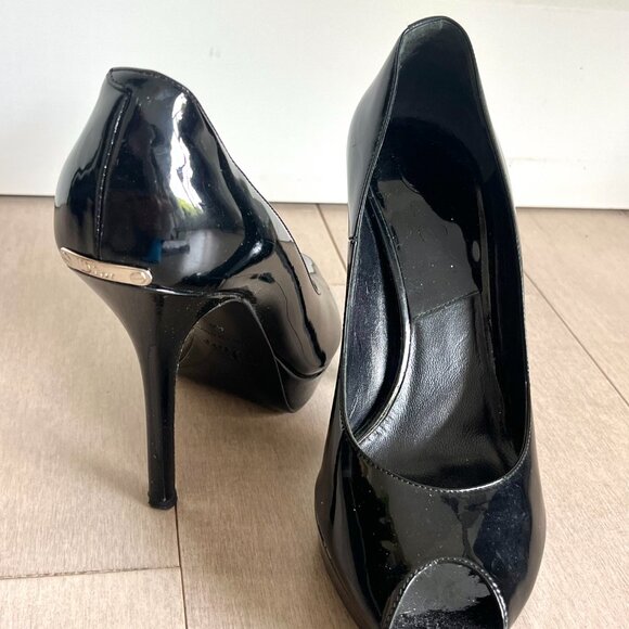 Christian Dior Black Open-toe Heels - John Galliano Era - Picture 6 of 11